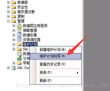 SQL Server 维护计划向导